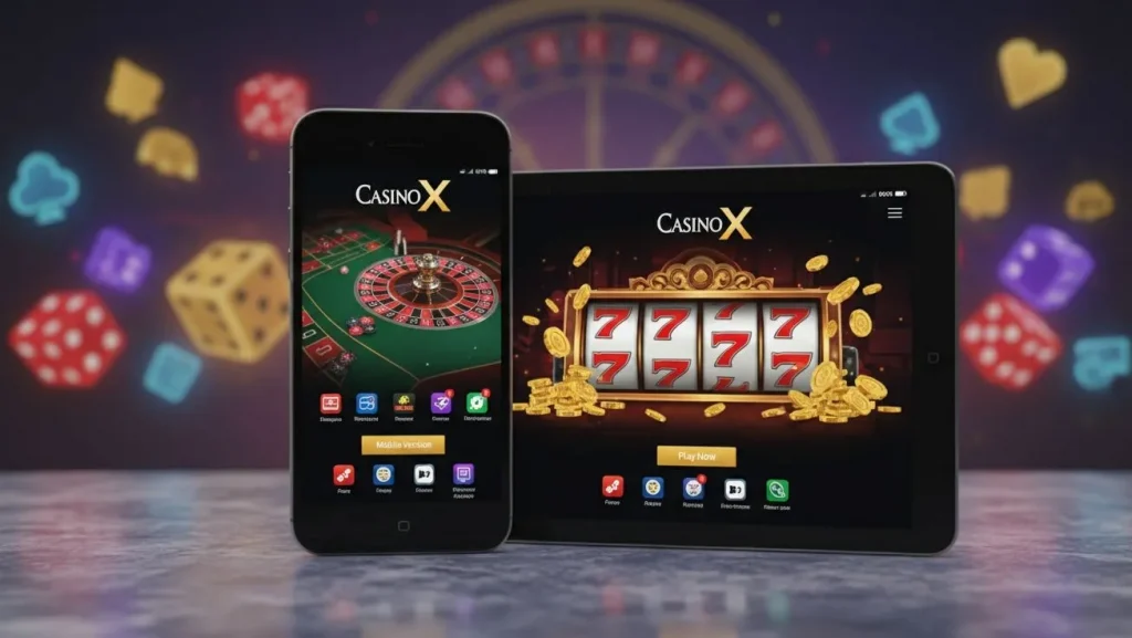 Casino X мобильная версия: удобство игры на телефоне и планшете